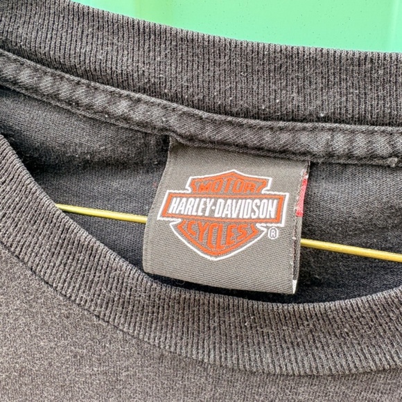 Harley Davidson motorycles HOUSE Of Milwaukee Size LARGE men t shirt black - Picture 3 of 5